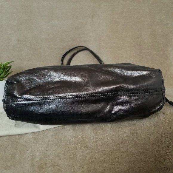 New Michael Kors Gun Metal leather shoulder bag - Picture 7 of 7